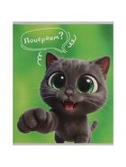 Тетрадь 18 листов в клетку Calligrata «Веселые котята», блок офсет, 5 В МИКС 10991182