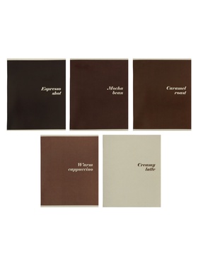 Тетрадь 48 листов в клетку Calligrata «Кофе», 5 В МИКС