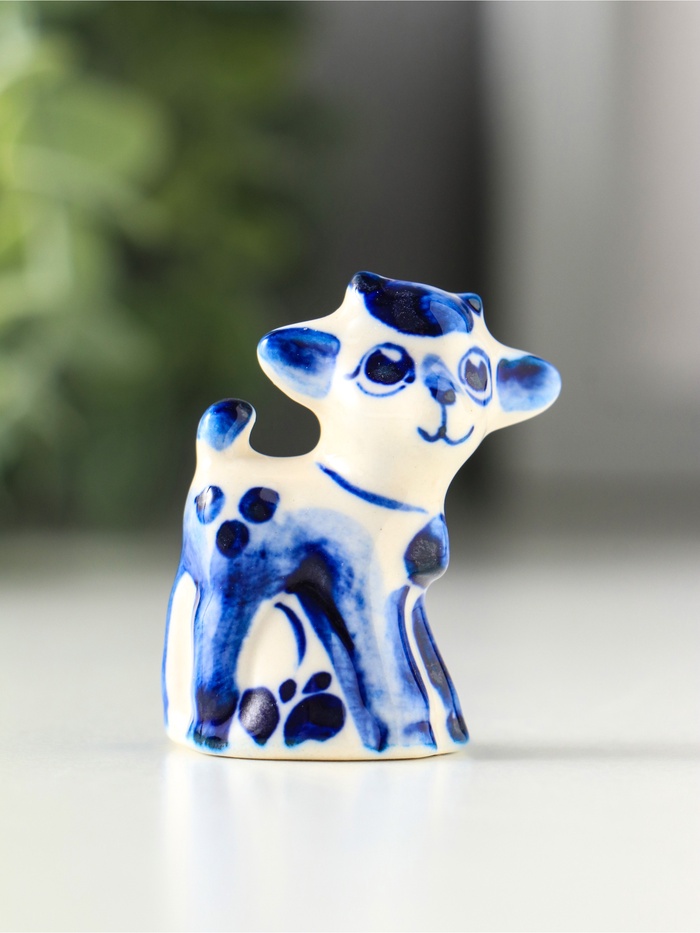 Сувенир ПУПС  4см, гжель