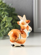 Фигурка фарфор «Козлик Паша», 8.5 см, гжель, цветная, МИКС - Фото 4