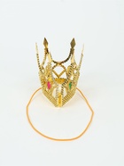 Корона пластиковая «Элегант» золотая, 1 шт. - фото 809655819