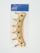 Корона пластиковая «Элегант» золотая, 1 шт. - фото 809655820