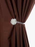 Подхват для штор, на ленте, пара, d=6×26 см, белый - фото 809655847