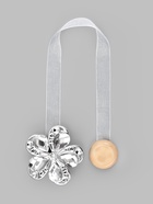 Подхват для штор, на ленте, пара, d=5.5 см, белый - фото 809655851