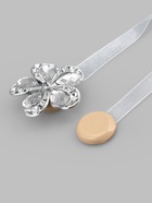 Подхват для штор, на ленте, пара, d=5.5 см, белый - фото 809655852