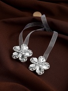 Подхват для штор, на ленте, пара, d=5.5 см, белый - фото 809655856