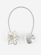 Подхват для штор, на тросе, пара, d=6 см, белый - фото 809655858