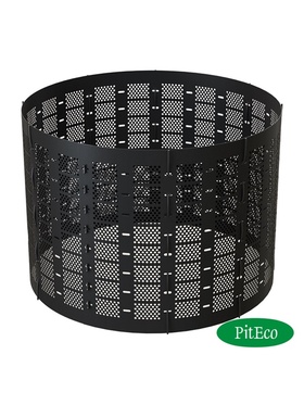 Компостер садовый Piteco K11100, пластиковый, 1000 л, 127×127×90 см, зелёный