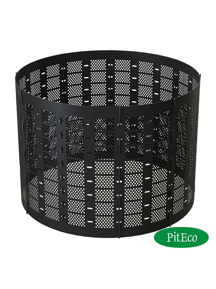 Компостер садовый Piteco K11100, пластиковый, 1000 л, 127×127×90 см, зелёный - Фото 1