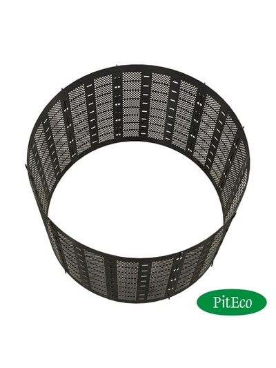 Компостер садовый Piteco K11100, пластиковый, 1000 л, 127×127×90 см, зелёный