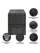 Компостер Piteco с крышкой 600л чёрный - Фото 5