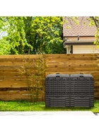 Компостер Piteco с крышкой 600л чёрный - Фото 8