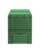 Компостер садовый Piteco, с крышкой, пластиковый, 600 л, 120×60×80 см, зелёный - Фото 2