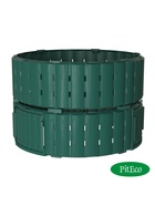 Компостер садовый Piteco, пластиковый, 670 л, 108×108×73 см, зелёный - Фото 1