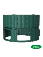 Компостер садовый Piteco, пластиковый, 670 л, 108×108×73 см, зелёный - Фото 3
