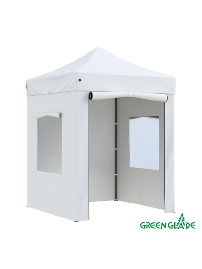 Тент-шатёр садовый Green Glade 2101, 2×2×3 м, полиэстер, стальной каркас, белый