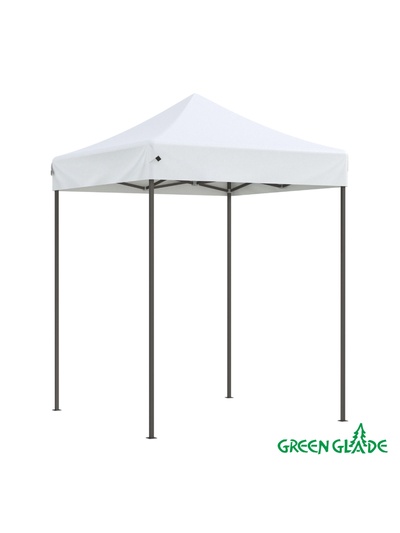 Тент-шатёр садовый Green Glade 2101, 2×2×3 м, полиэстер, стальной каркас, белый