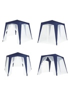 Тент-шатёр садовый Green Glade 10061, 2×2×2.6 м, с москитной сеткой, полиэстер, металлический каркас, синий - Фото 4