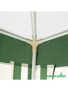 Тент-шатёр садовый Green Glade 1017, 3×3×2.37 м, полиэстер, металлический каркас, бело-зелёный - Фото 3