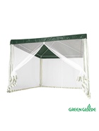 Тент-шатёр садовый Green Glade 1028, 3×3×2.5 м, с москитной сеткой, полиэтилен, металлический каркас, зелёный - Фото 2