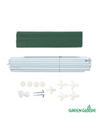 Тент-шатёр садовый Green Glade 1028, 3×3×2.5 м, с москитной сеткой, полиэтилен, металлический каркас, зелёный - Фото 8