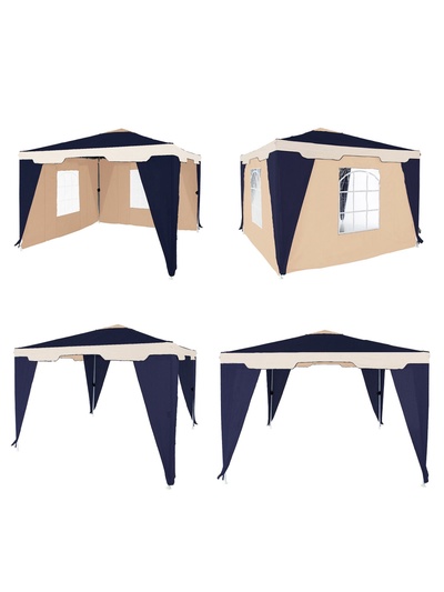 Тент-шатёр садовый Green Glade 1031, 3×3×2.5 м, полиэстер, металлический каркас, синий
