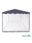 Тент-шатёр садовый Green Glade 1038, 3×4×2.45 м, с москитной сеткой, полиэстер, металлический каркас, синий - Фото 4