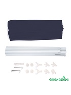 Тент-шатёр садовый Green Glade 1038, 3×4×2.45 м, с москитной сеткой, полиэстер, металлический каркас, синий - Фото 10