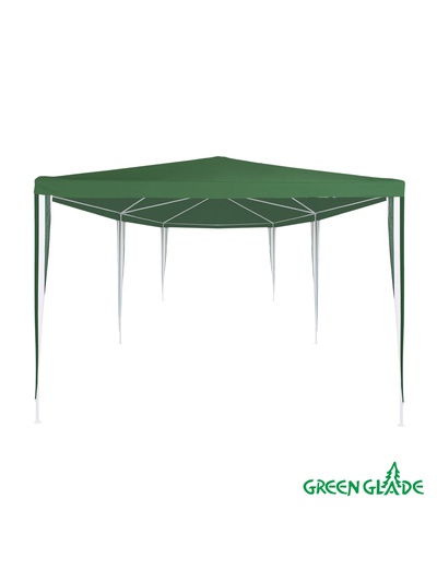 Тент-шатёр садовый Green Glade 1057, 3×6×2.5 м, полиэстер, металлический каркас, зелёный