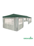 Тент-шатёр садовый Green Glade 1070, 3×9×2.5 м, полиэтилен, металлический каркас, зелёный - Фото 1