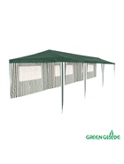 Тент-шатёр садовый Green Glade 1070, 3×9×2.5 м, полиэтилен, металлический каркас, зелёный - Фото 2
