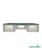 Тент-шатёр садовый Green Glade 1070, 3×9×2.5 м, полиэтилен, металлический каркас, зелёный - Фото 3