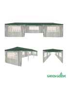 Тент-шатёр садовый Green Glade 1070, 3×9×2.5 м, полиэтилен, металлический каркас, зелёный - Фото 6