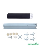 Тент-шатёр садовый Green Glade 1086, 3×3×2.5 м, с москитной сеткой, полиэстер, металлический каркас, синий - Фото 9