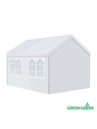 Тент-шатёр садовый Green Glade 3034, 3×4×3.1 м, полиэстер, металлический каркас, белый - Фото 3
