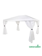 Тент-шатёр садовый Green Glade 1050, 3×4×2.5 м, полиэстер, металлический каркас, белый - Фото 1