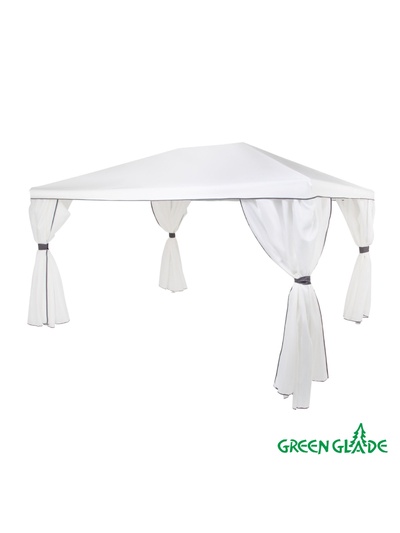 Тент-шатёр садовый Green Glade 1050, 3×4×2.5 м, полиэстер, металлический каркас, белый