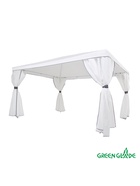 Тент-шатёр садовый Green Glade 1050, 3×4×2.5 м, полиэстер, металлический каркас, белый - Фото 2