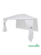 Тент-шатёр садовый Green Glade 1050, 3×4×2.5 м, полиэстер, металлический каркас, белый - Фото 3