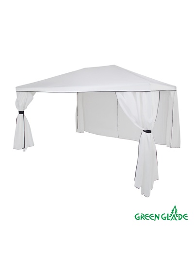Тент-шатёр садовый Green Glade 1050, 3×4×2.5 м, полиэстер, металлический каркас, белый