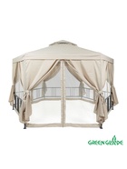 Тент-шатёр садовый Green Glade 1080, 2×2×2 м, полиэстер, стальной каркас, бежевый - Фото 3