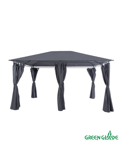 Тент-шатёр садовый Green Glade 1149, 3×4×2.65 м, полиэстер, стальной каркас, серый