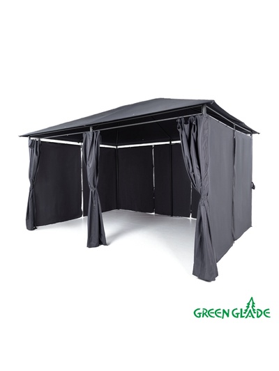 Тент-шатёр садовый Green Glade 1149, 3×4×2.65 м, полиэстер, стальной каркас, серый