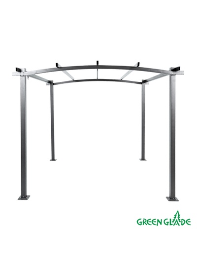Тент-шатёр садовый Green Glade 1152, 3×3×2.32 м, полиэстер, стальной каркас, бежевый