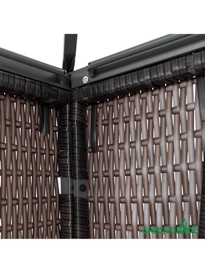 Тент-шатёр садовый Green Glade 3176, 3×3×2.5 м, полиэстер, металлический каркас, бежевый
