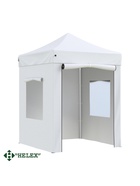 Тент-шатёр садовый Helex 22101, 2×2×2.46 м, полиэстер, стальной каркас, белый - Фото 1