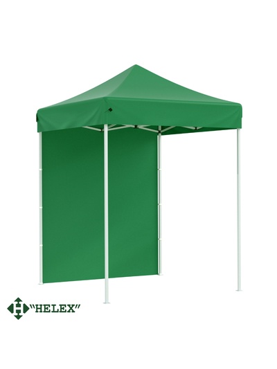 Тент-шатёр садовый Helex 4220, 2×2×3 м, полиэстер, стальной каркас, зелёный