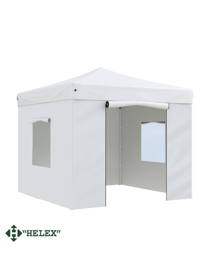 Тент-шатёр садовый Helex 4330, 3×3×3 м, полиэстер, стальной каркас, белый
