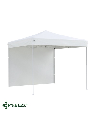 Тент-шатёр садовый Helex 4330, 3×3×3 м, полиэстер, стальной каркас, белый