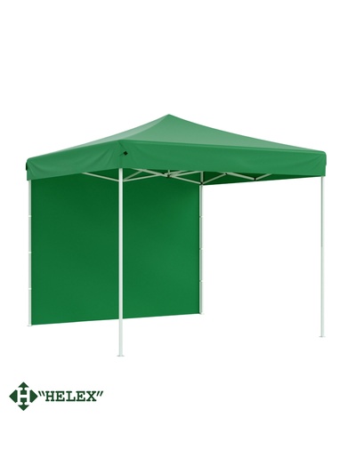 Тент-шатёр садовый Helex 4331, 3×3×3 м, полиэстер, стальной каркас, зелёный